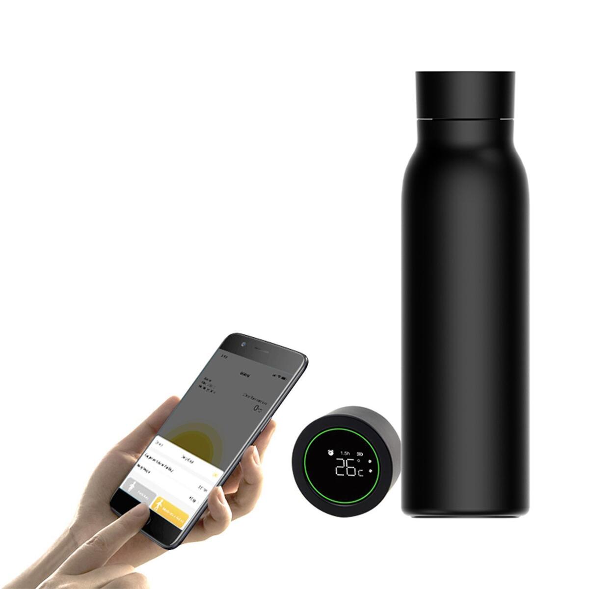 Smart Insulated Bottle IPX7 Portable Water Bottle Rechargeable for Home