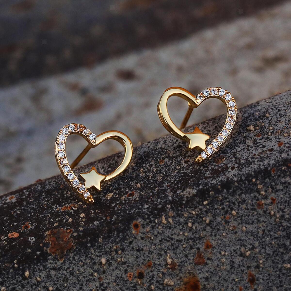 Heart  Earrings Small Heart Hoop Earrings for  Teen