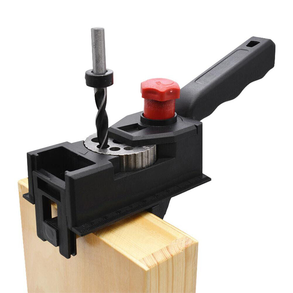 Woodworking Doweling Jig 3-12mm Hinge Drilling Guide Locator Puncher Tools