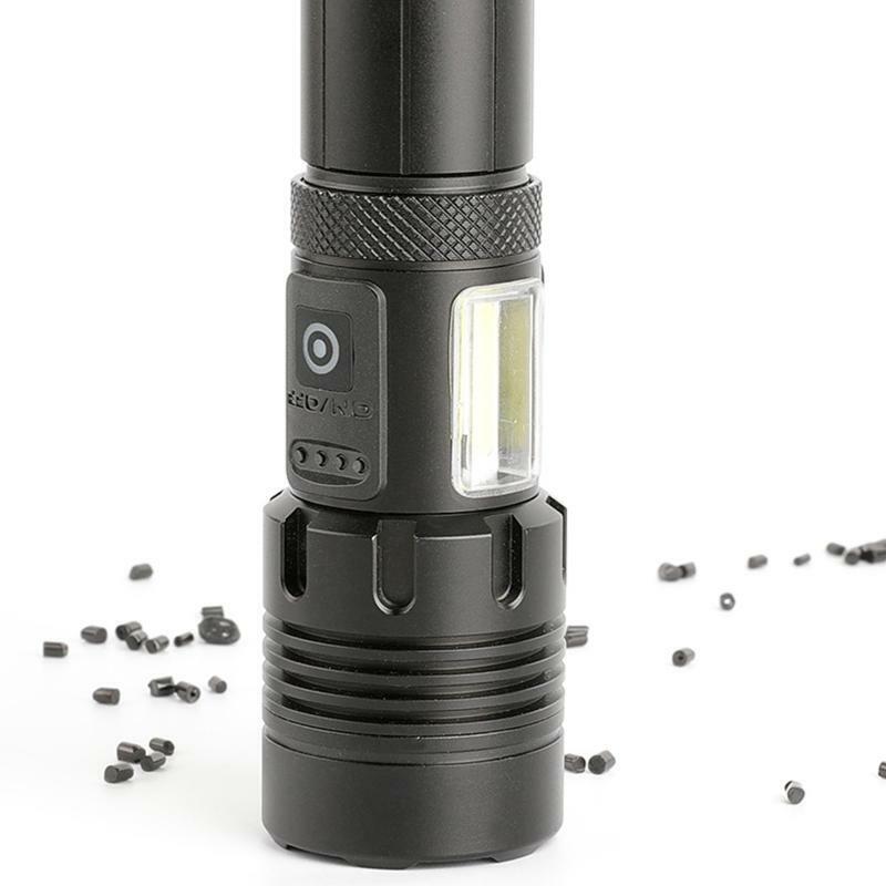 P70 LED High Lumens Flashlight with USB Output Function for Camping Outdoor