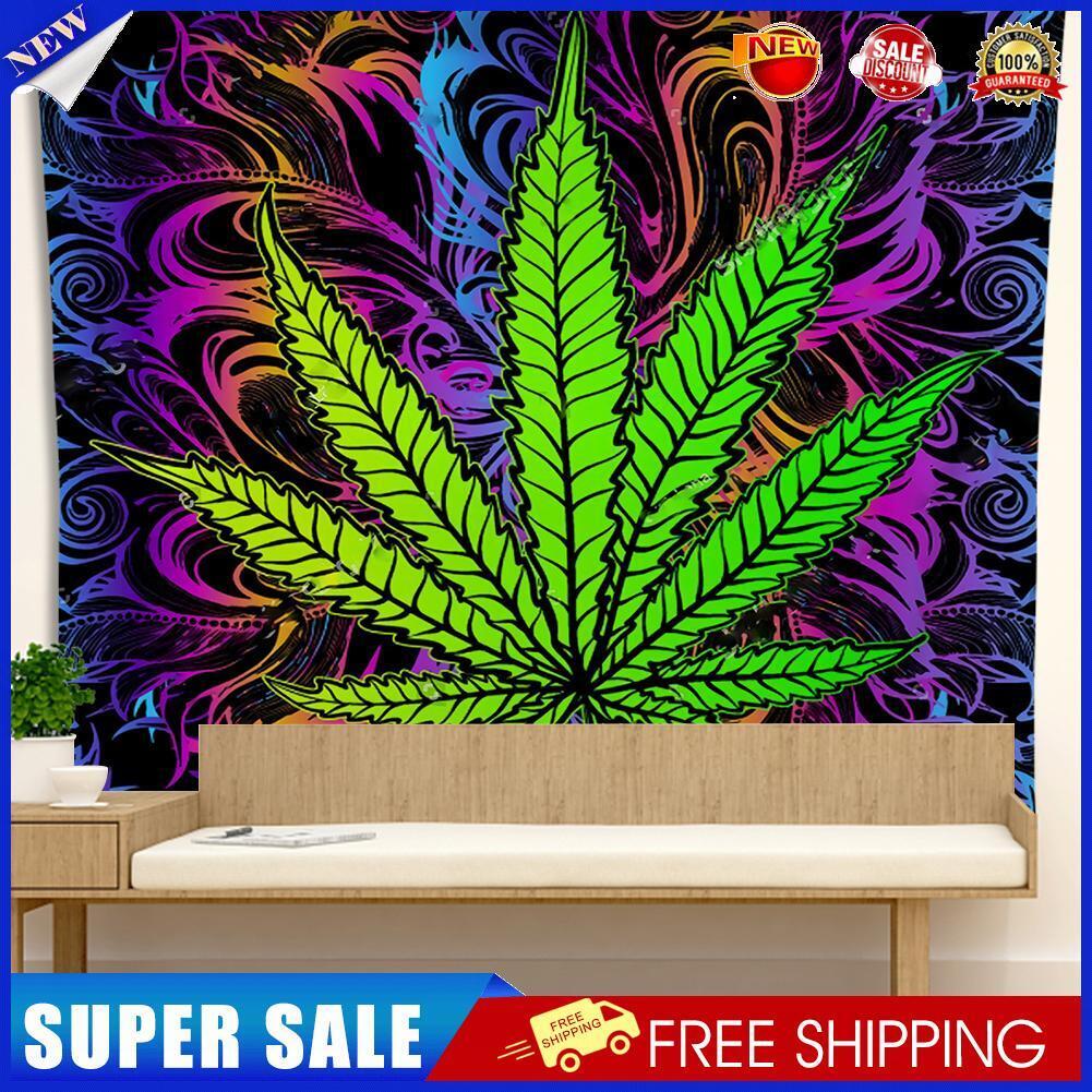 Maple Leaf Wall Hanging Tapestry Bedroom Carpet Background Art (200x145cm)