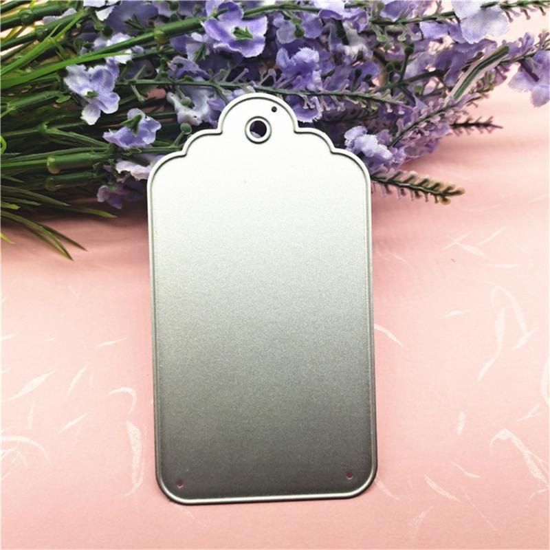 Hanging Tag Blank Label Metal Cutting Dies Stencil DIY Embossing Paper Template