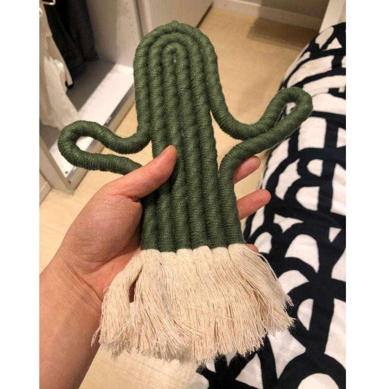 Nordic Woven Cactus Shape Wall Hanging Modern Home Hanging Easy to Use Durable
