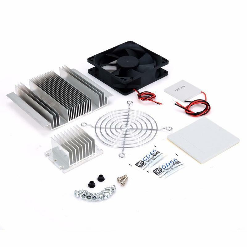 DC 12V Peltie Semiconductor Cooler Radiator Air Cooling Device Refrigeration Kit
