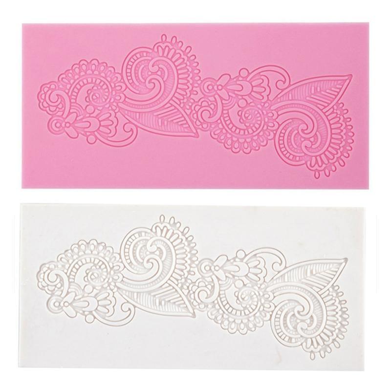 Cake Decorating Lace Silicone Mould DIY Flower Vine Lace Pattern Mold
