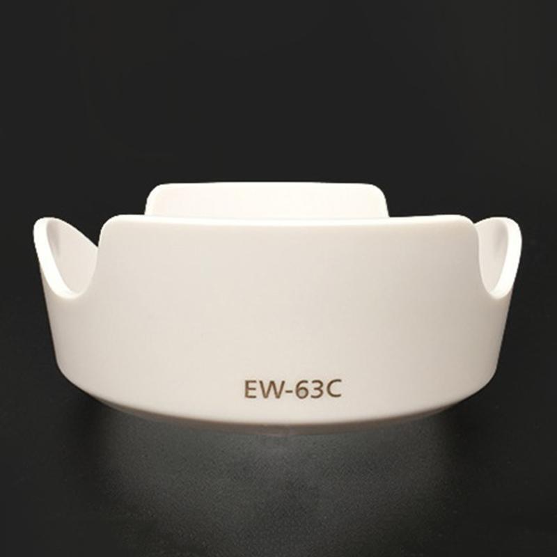 EW-63C for EF-S 18-55mm f/3.5-5.6 IS STM Camera Lens Hood Protection Bayonet