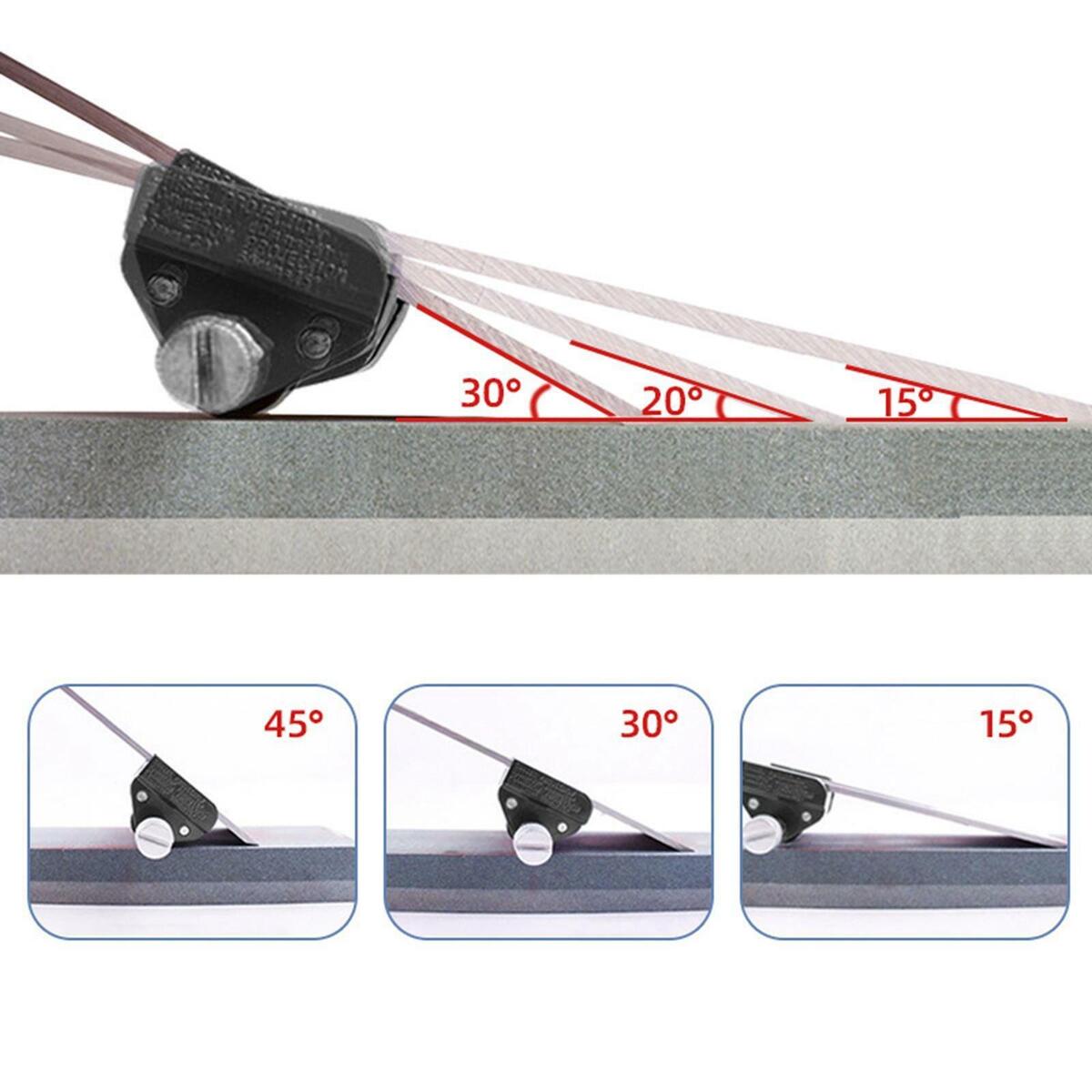Honing Guide for Chisels and Planes Fixed Angle Holder Abrasive Tool