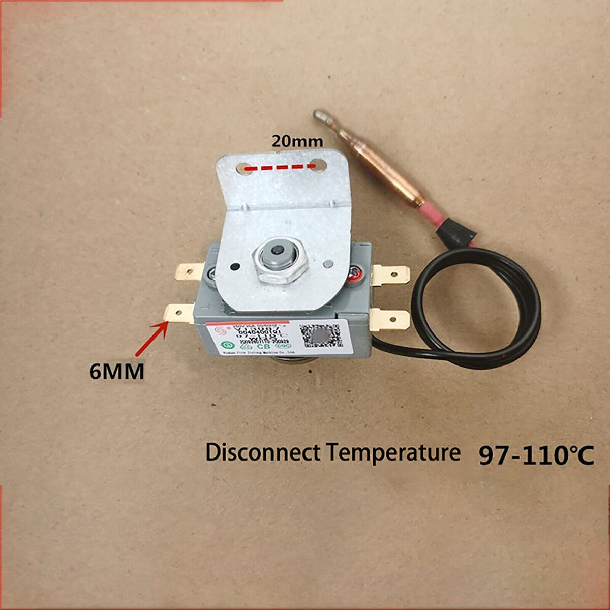 Water Heater Thermostat V13967 Reset Switch Temperature Limiter for Haier Parts