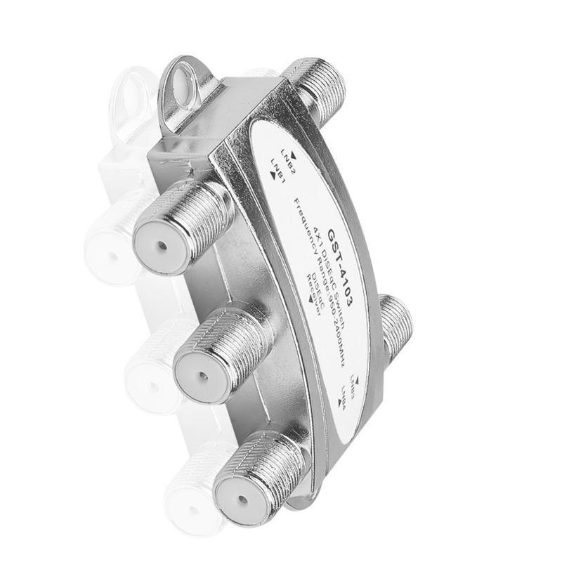 Good Performance 4x1DiSEqC Switch Zinc Alloy Die-cast Housing Shells Kits