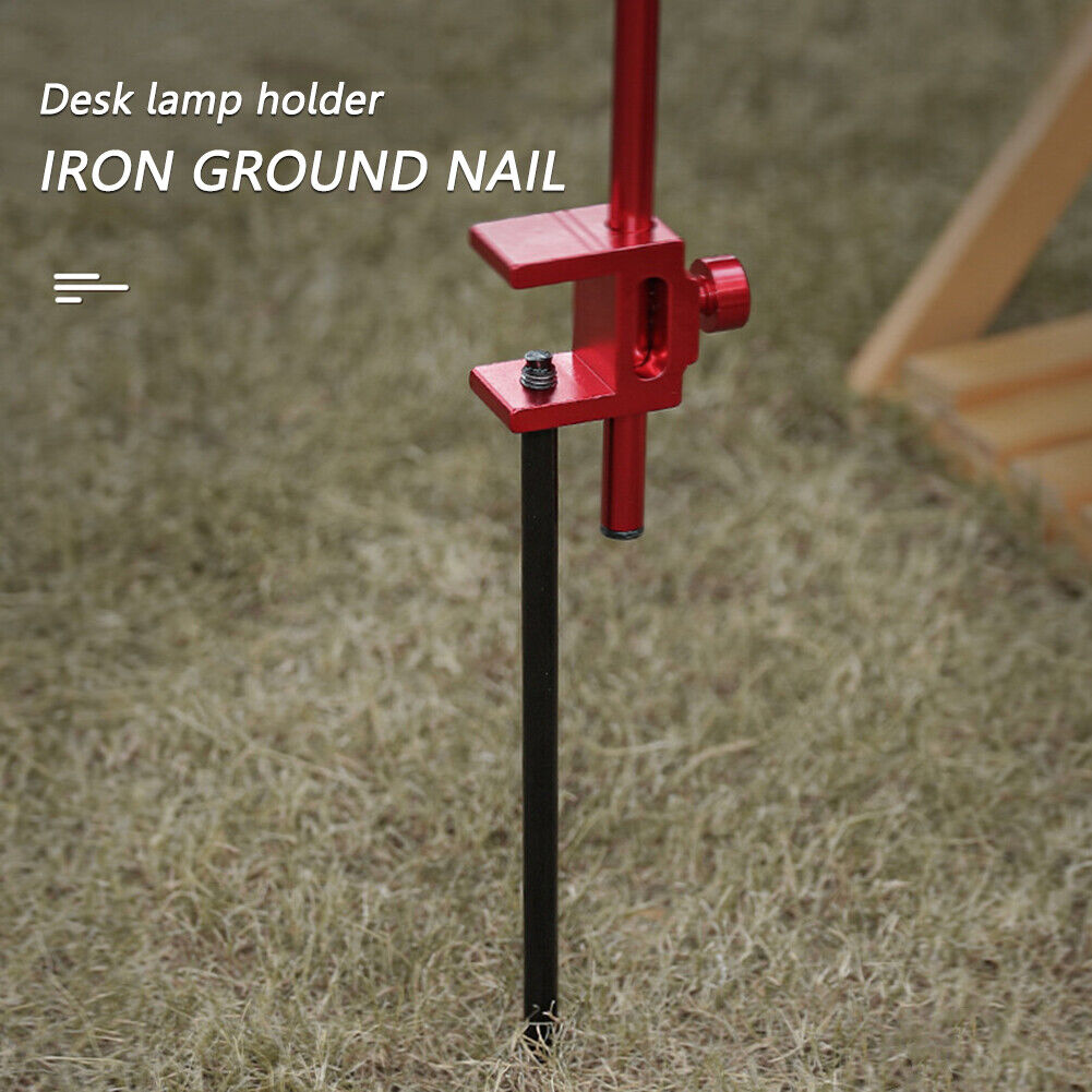 Camping Light Stand Extension Floor Pegs Thickened Desktop Light Pole Nail