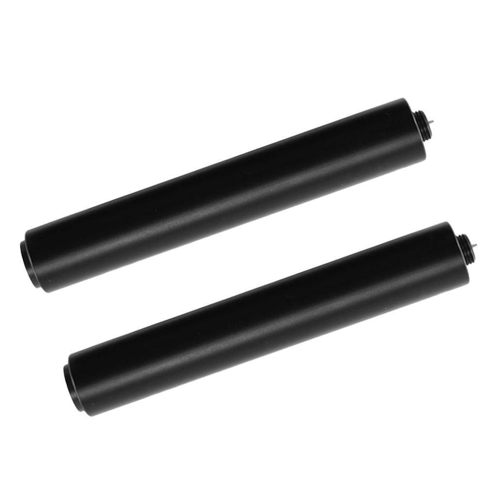2x Aluminum Cue Extension Pool Cue Extender for Billiards for Predator Cues