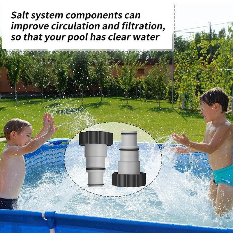 Hose Adapter Replace for Above Grounds Swimming Pool 1.25''-1.5'' Hose Adapter