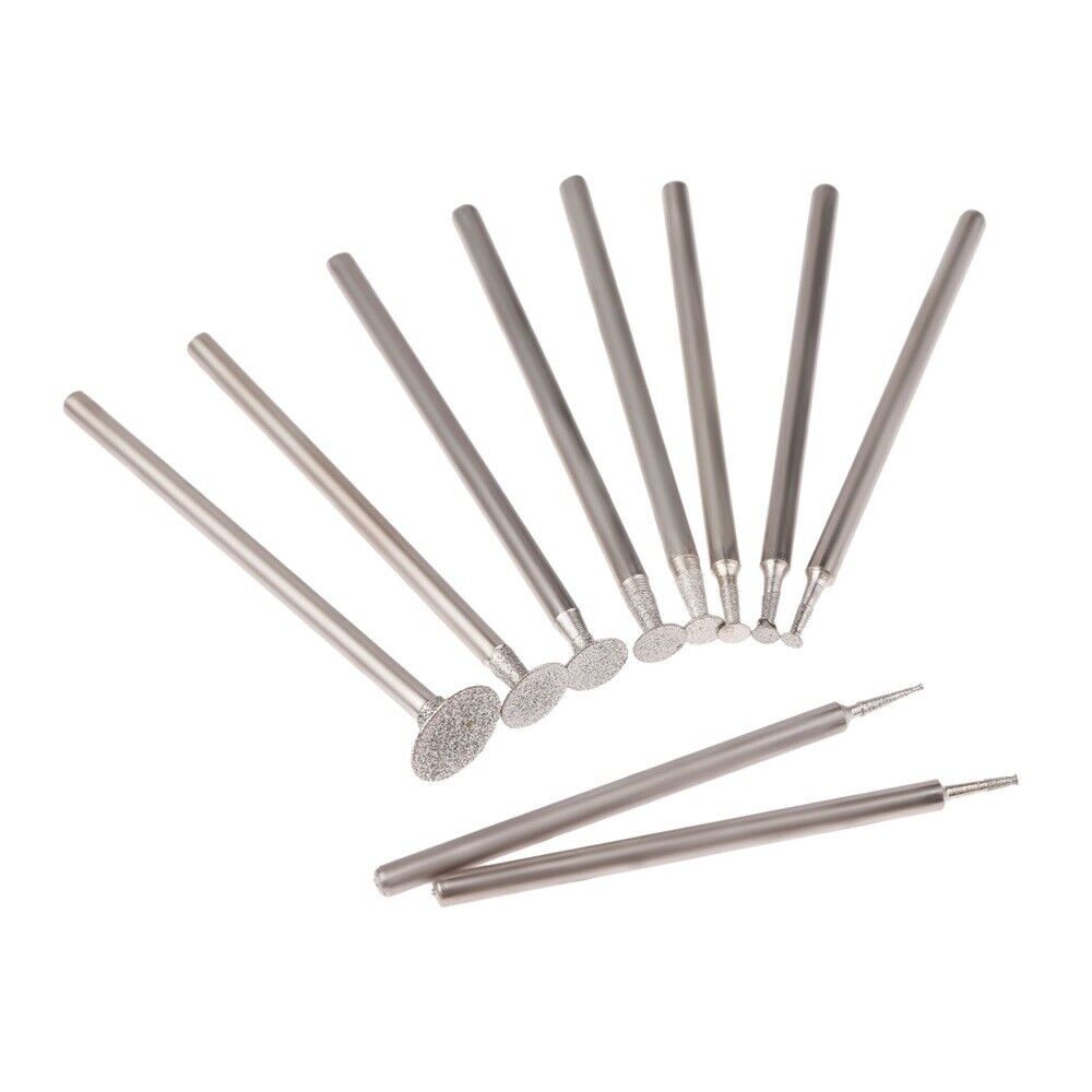 Ultra-Thin T Head Grinding Bit Abrasive 2.35mm Shank Carving Jade Stone Alloy