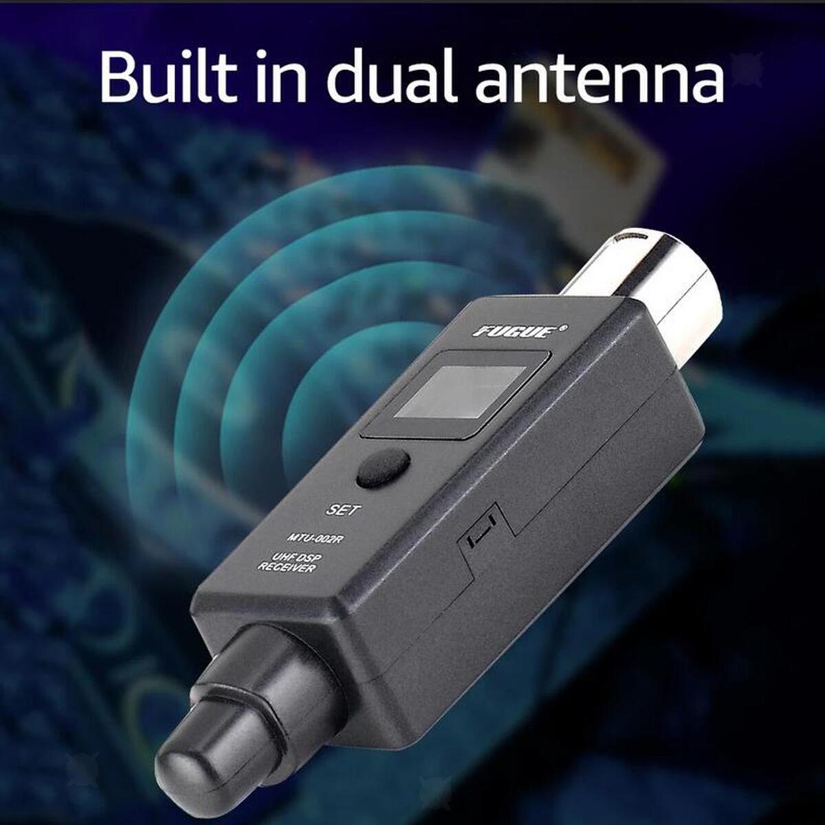 Microphone  Transmitter Receiver Adapter XLR XLR Microphone Microphone