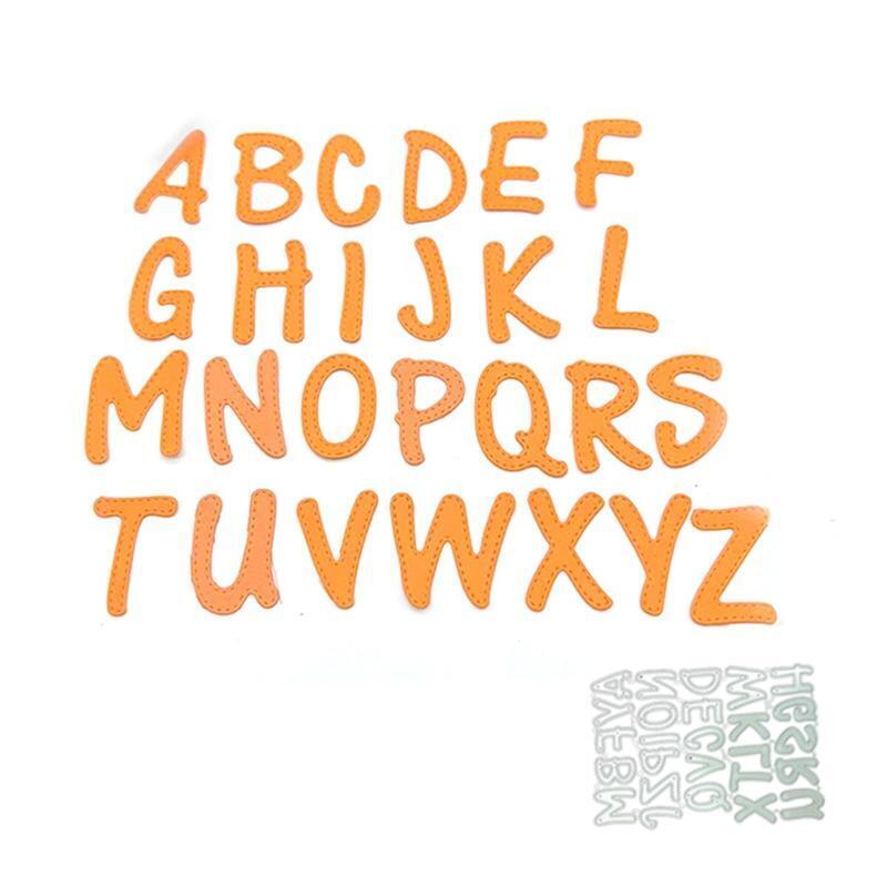 Letter Cutting Dies Alphabet Die Cuts for Greeting Card Making DIY Albums Crafts