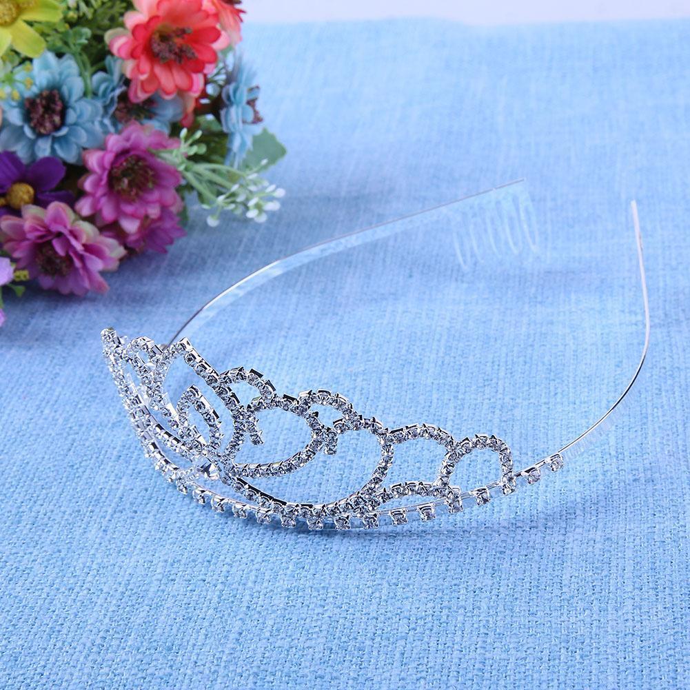 Bride Wedding Headdress Jewelry Crystal Hair Crown Dinner Accessories