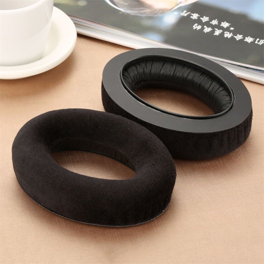 1 Pair High Elasticity Soft Foam And Velour Earpads Replacement Pads Cushion
