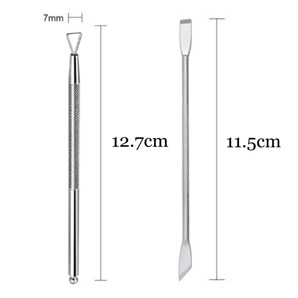 Stick Rod Set Dual-ended Cuticle Pusher Nail Gel Cleaner Nail Polish Remover