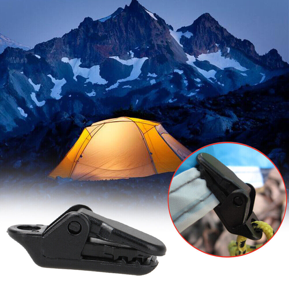 10 PCS/Sets Selling Tents Awning Wind Rope Clamp Awnings Plastic Clip