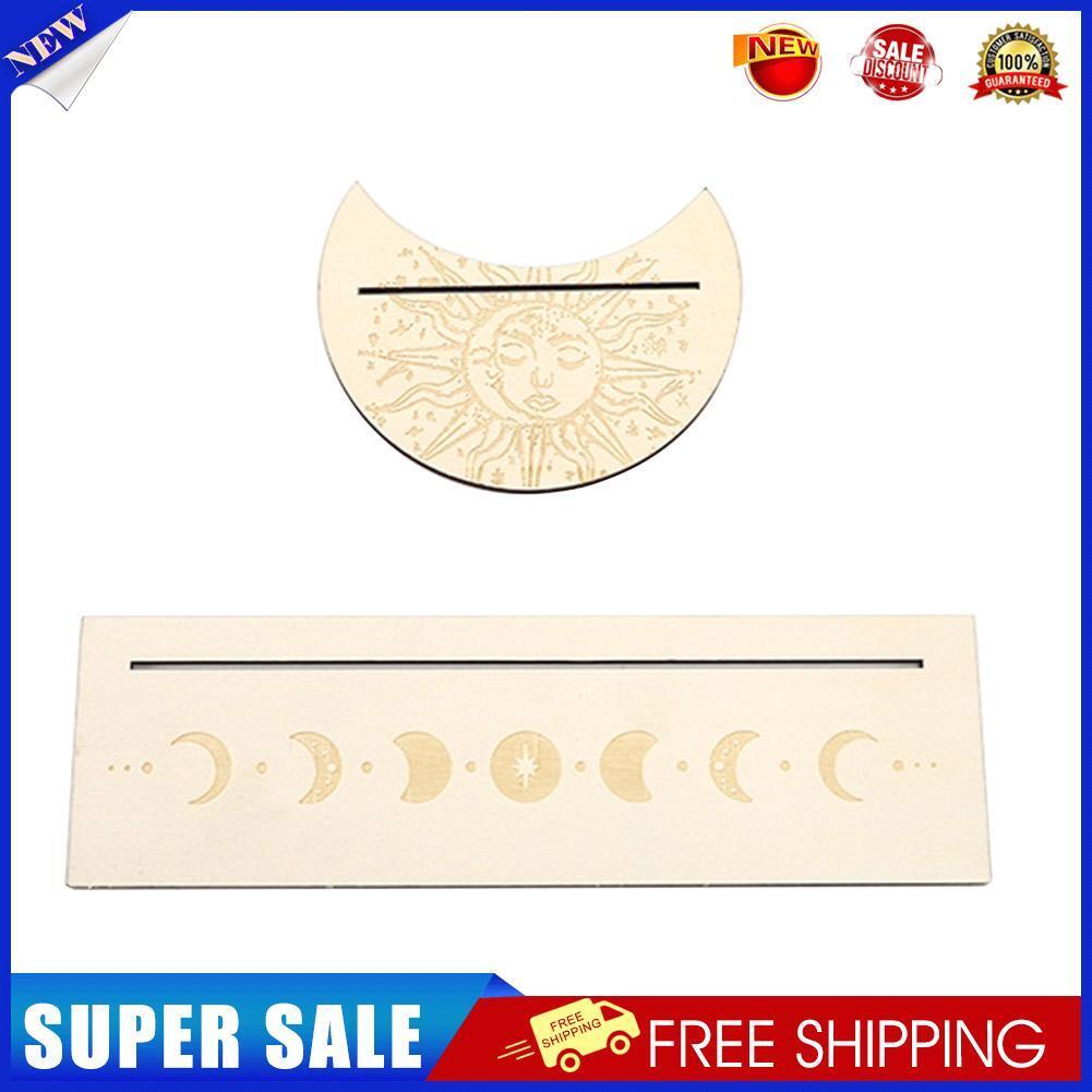 2pcs Wooden Card Stand Witch Divination Tools Altar Tarot Cards Holder (1)