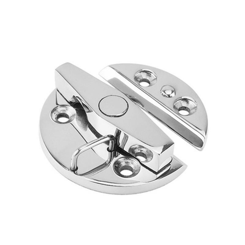 Marine Boat Door Catch Latch Metal Door Latch Round 55mm Twist Lock for Boat