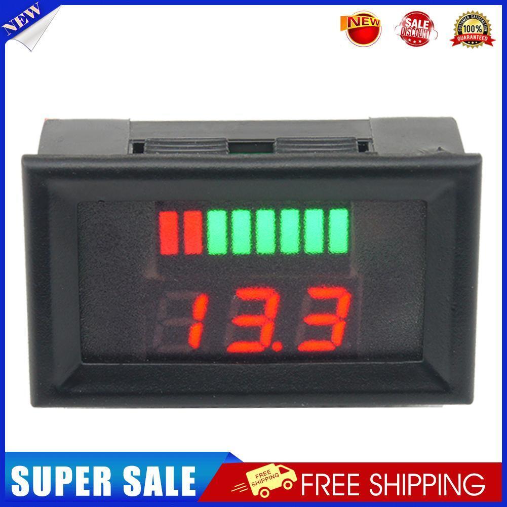 12-60V Lead Acid Batteries Capacity LED Indicator Digital Voltmeter Tester