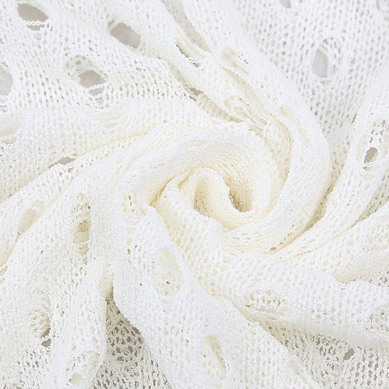 Loose Knitting Cover Ups Swimwear Hollow Out Dress Beachwear Cover Ups for Women