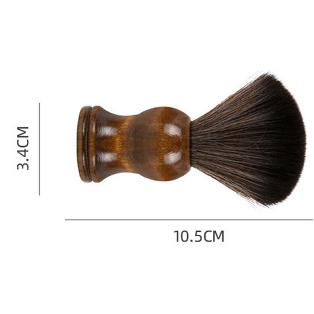 Shaving Brush  with Wooden Handle for Salon Barber Tools
