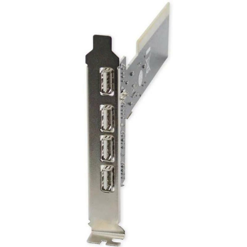 USB 2.0 4 Port 480Mbps High Speed Via Hub PCI Controller Card PCI Adapter Cards