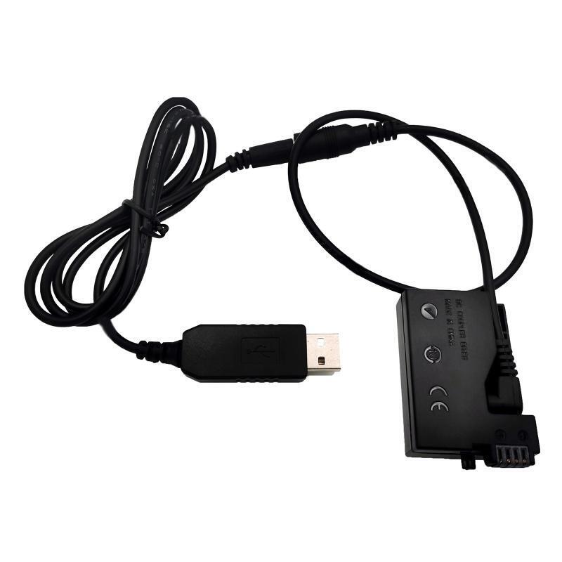 DR-E8 Dummy Battery DC Power Bank USB Adapter Cable Replacement for LP-E8 550D