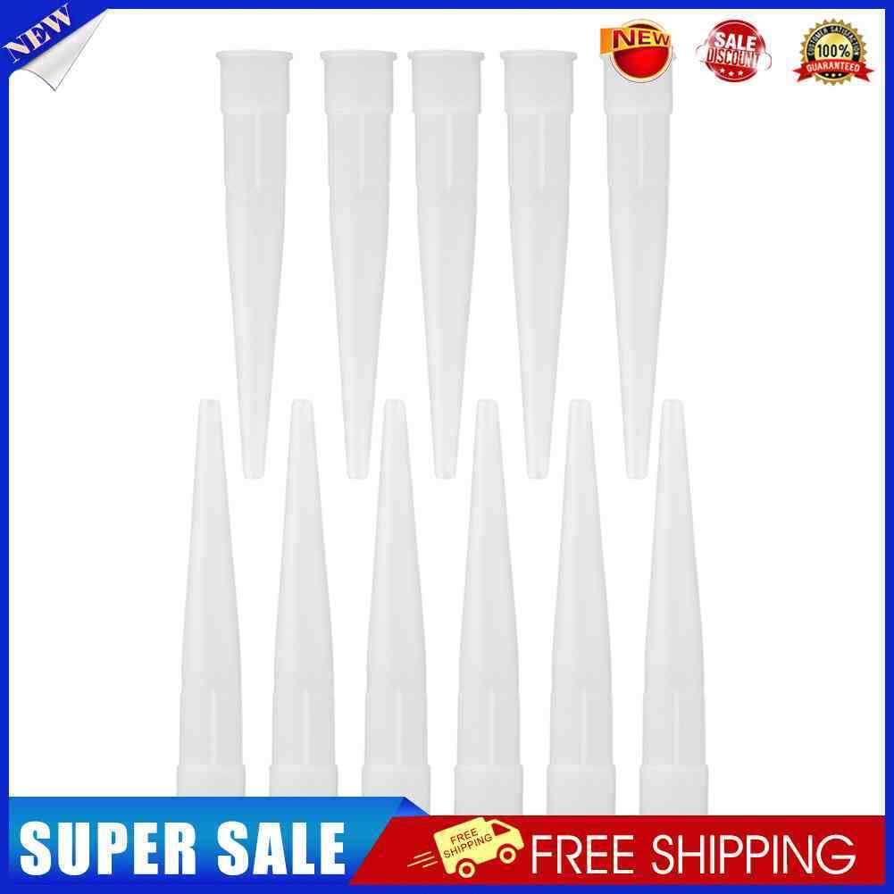 Caulking Nozzle Glass Glue Tip Sealant Finisher Grout Seam Tools (20pcs)