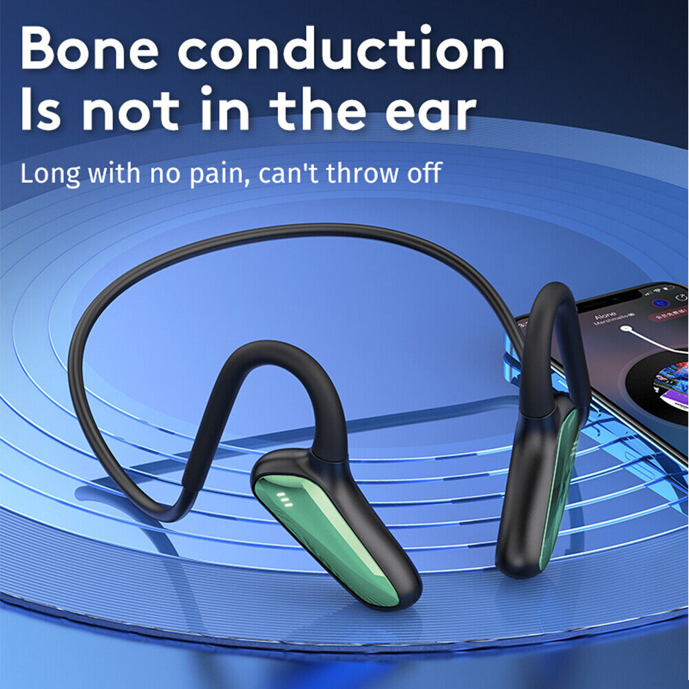 M-D8 Bone Conduction Headphones Open Ear Bluetooth-compatible 5.2 Earphones
