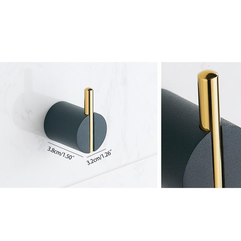 Multifunction Coat Hooks Home Brass Robe Hanger Heavy Duty Decorative Wall Hooks
