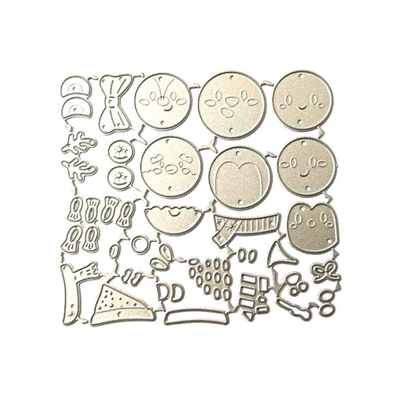 Cartoon Snowman Metal Cutting Die for DIY Art Crafts Scrapbook Photo Album Decor
