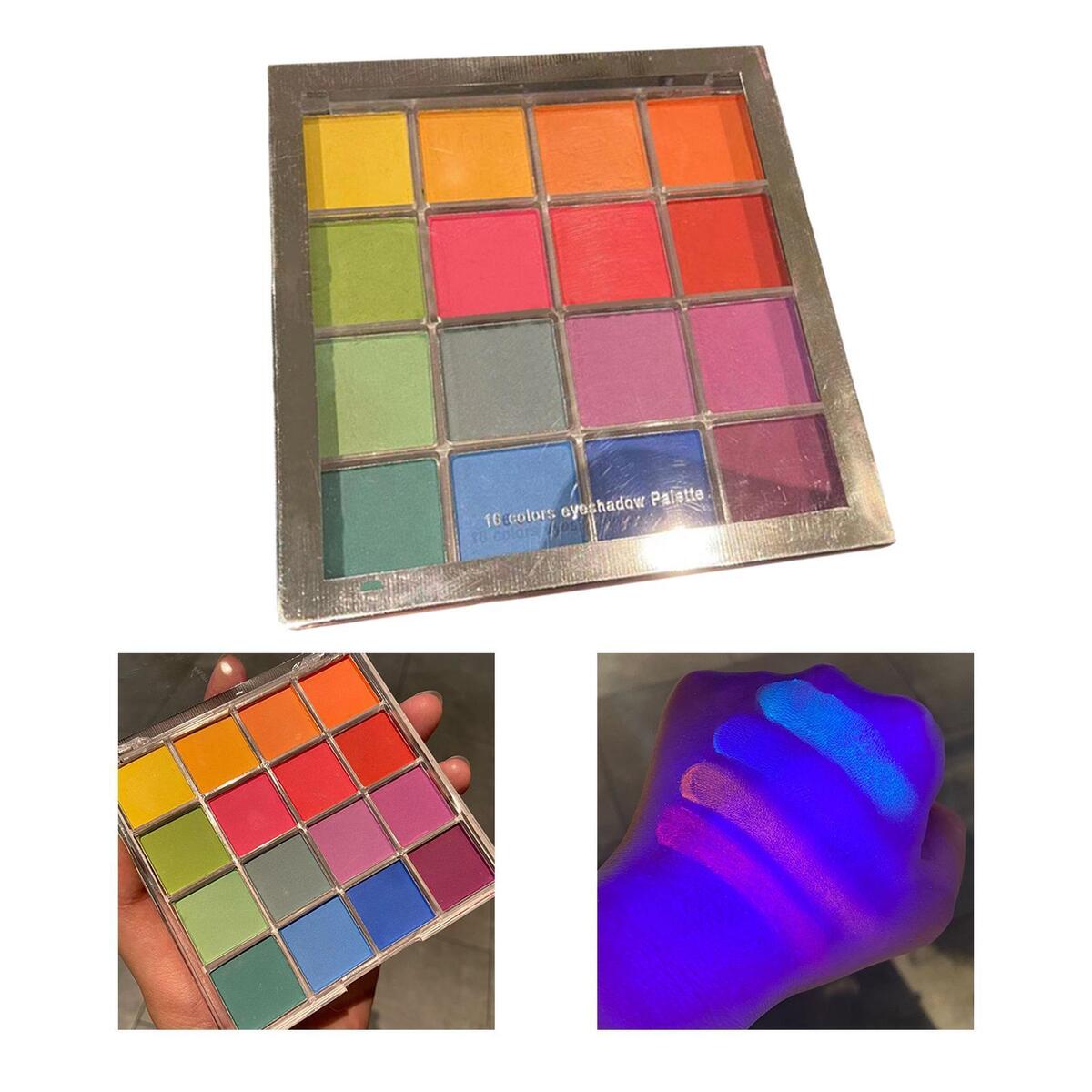Neon Eyeshadow Palette High Pigmented Make up Pallet Easy to Blend