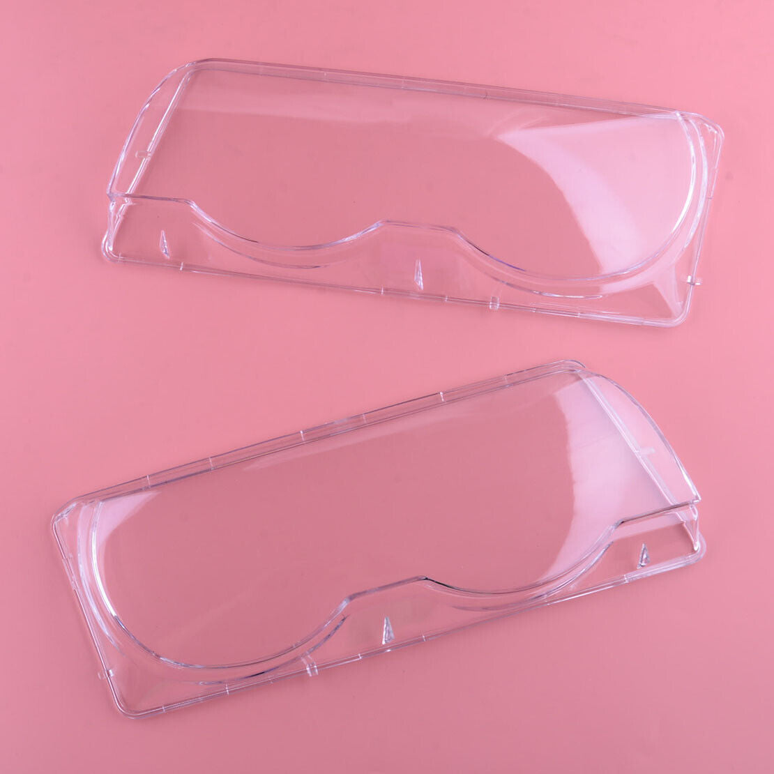 2pcs Front Headlight Lens Cover Fit for BMW 7 Series E38 Facelift 1999-2001