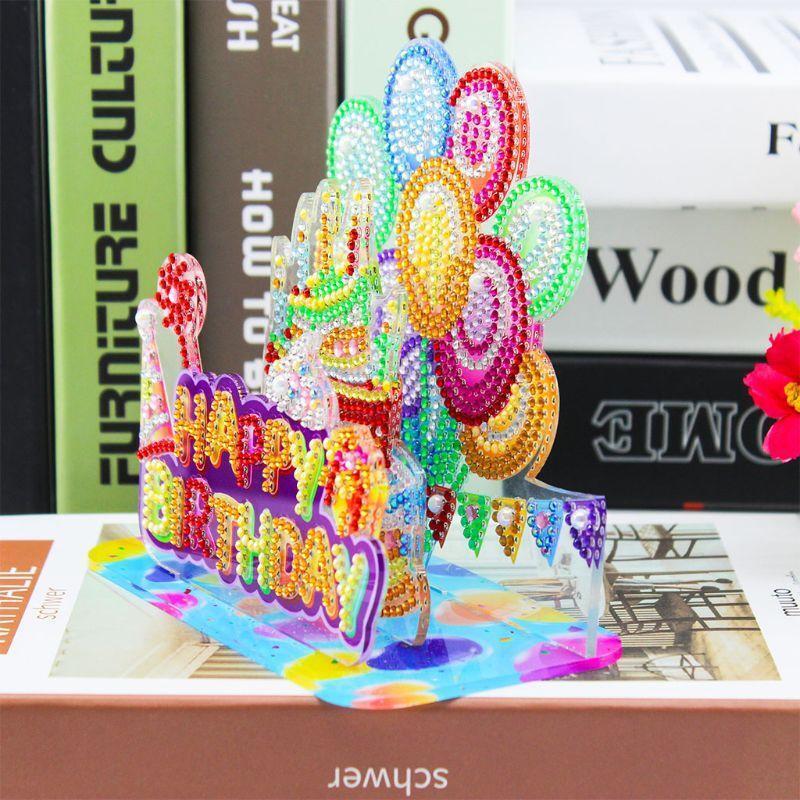 birthday cake New 5D Diamond Painting Cross Stitch DIY Diamond Embroidery