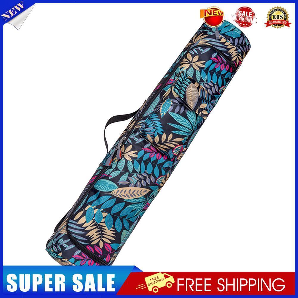 Printed Yoga Mat Bag Pilates Fitness Sports Exercise Pad Carry Backpack (5)