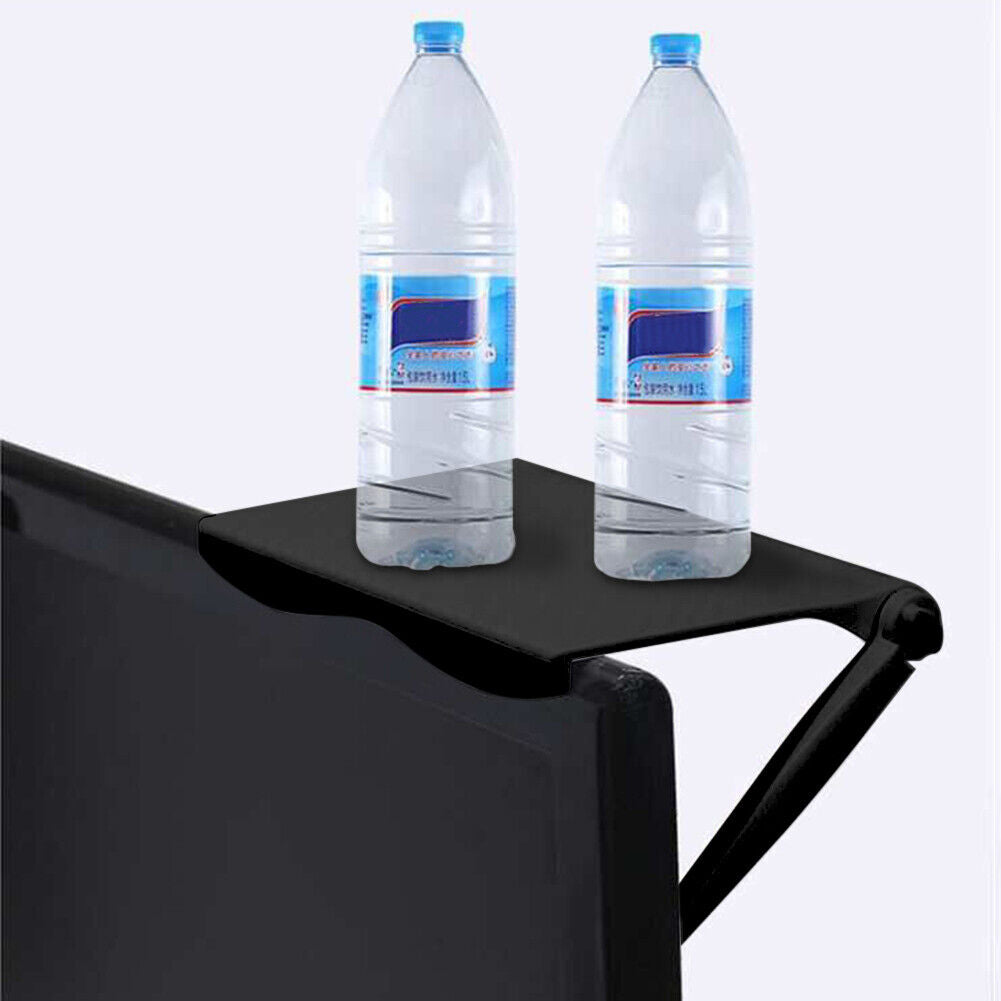 Foldable Adjustable Screen Top Shelf Computer Monitor Riser Stand (Black)