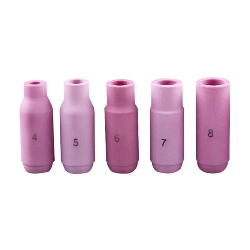 Gas Ceramic Nozzle WeldingGun Torch Tip Nozzle Shield Cup Collet For Wp-17/18/26