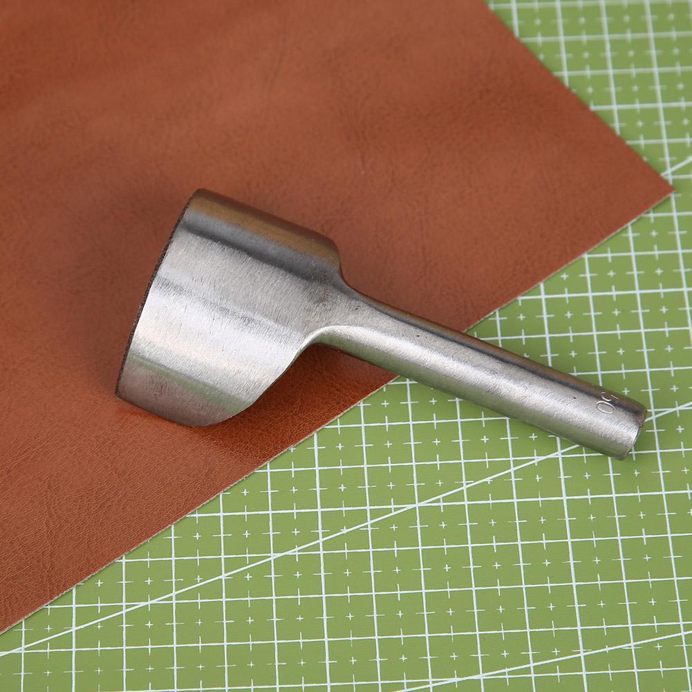 Leather Craft Half-Round Cutter Punch DIY Belt Wallet Trimming Tool(50mm)