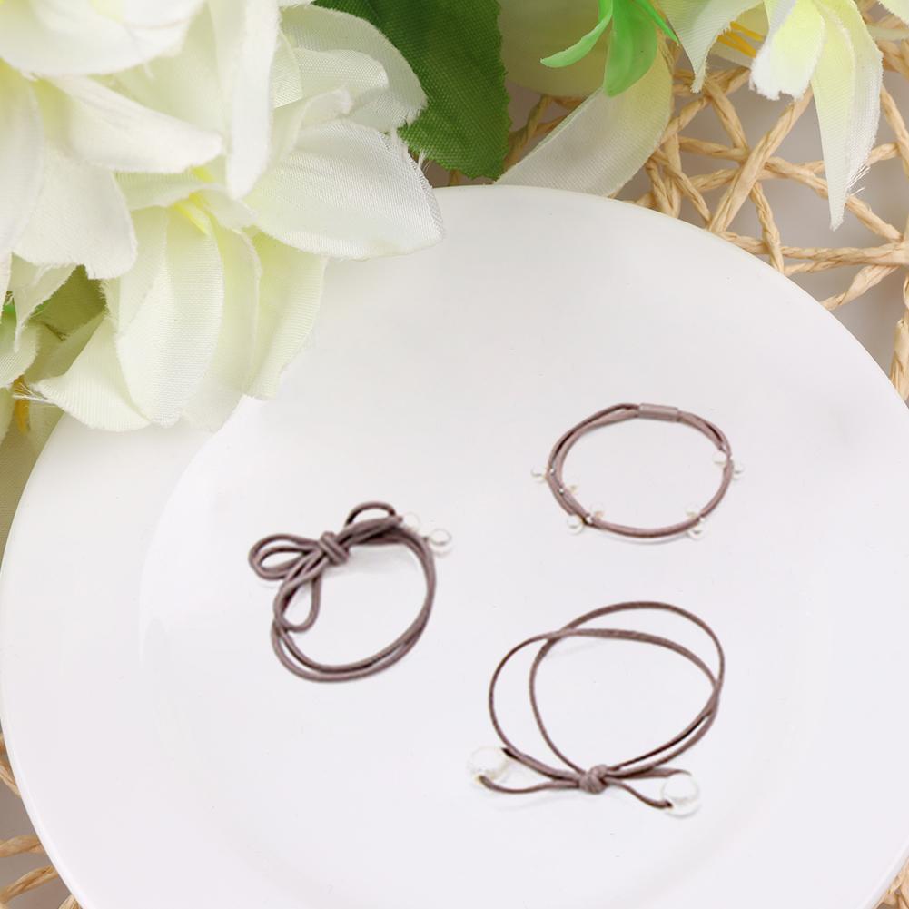 24pcs/set Korean Rubber Band Ponytail Holder Elastic Hair Rope (Style 5)