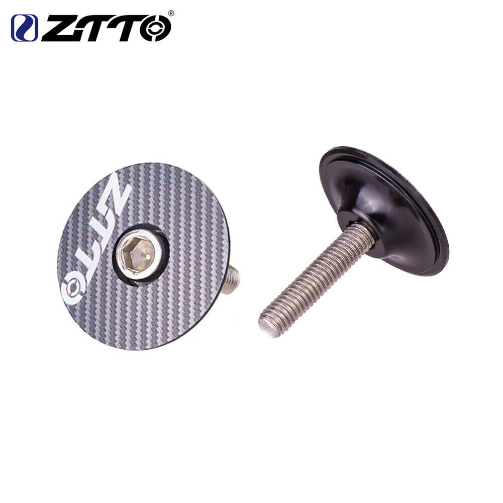ZTTO MTB Bike Bowl Cover Bicycle Stem Top 28.6mm Fork Tube Headset Cap (C)