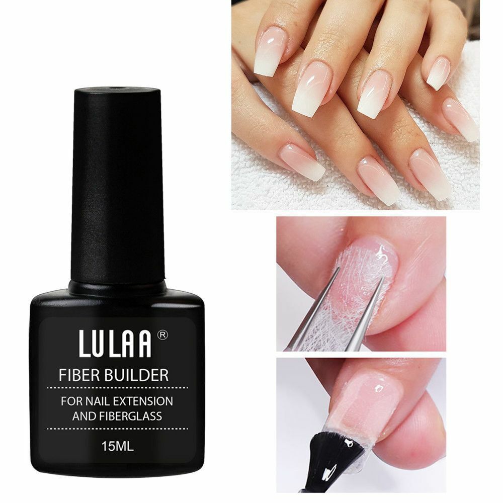 Art Fiber Nails Extension Nail Quick Building Fiber Builder Gel Fiberglass Glue