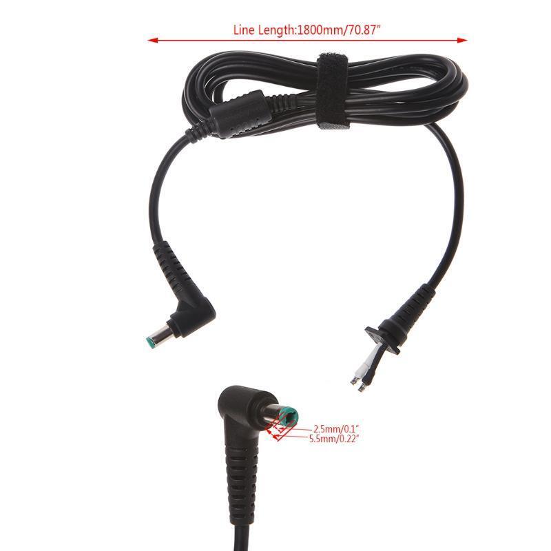 5.5*2.5mm Male Plug DC Power Supply Adapter Cable For Toshiba Asus Lenovo Laptop
