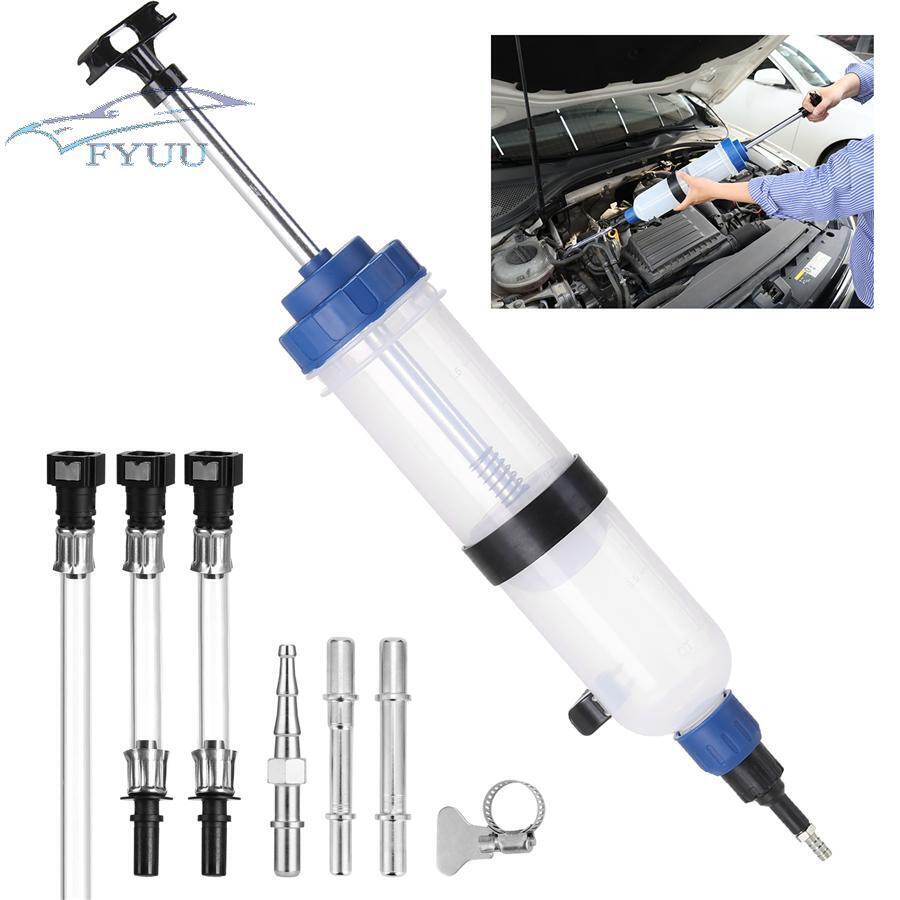1500cc Car Oil Fluid Extractor Hand Pump Dispenser Tool Fuel Extraction Syringe