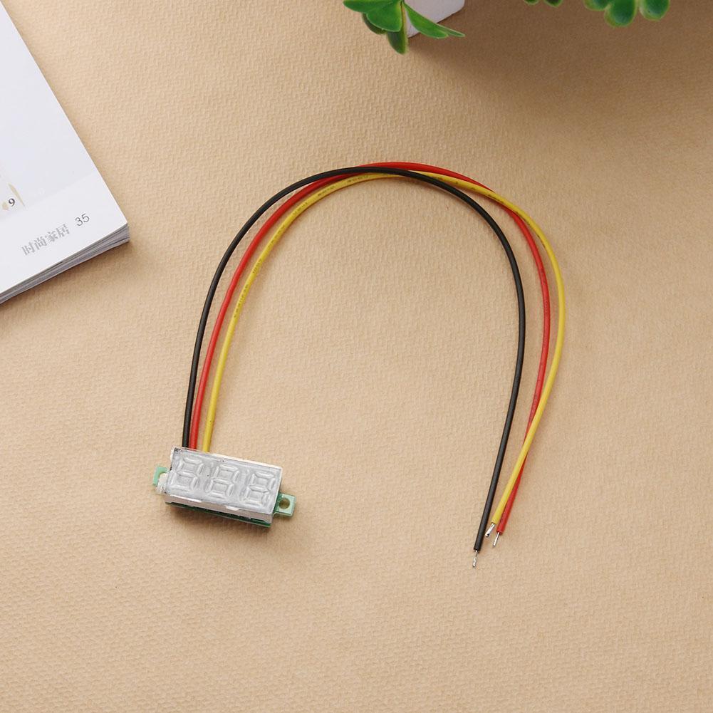 0.28in Mini DC 0- 100V 3-Wire Voltmeter LED Display Digital Panel Meter (5)