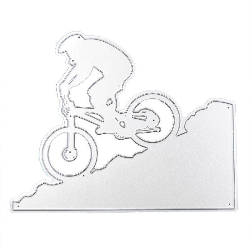 Extreme Bicycle Metal Cutting Dies Stencil DIY Scrapbooking Album Stamp Card