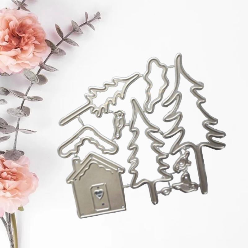 Delicate Christmas Metal Cutting Dies for DIY Paper Art Crafts Photo Album Decor