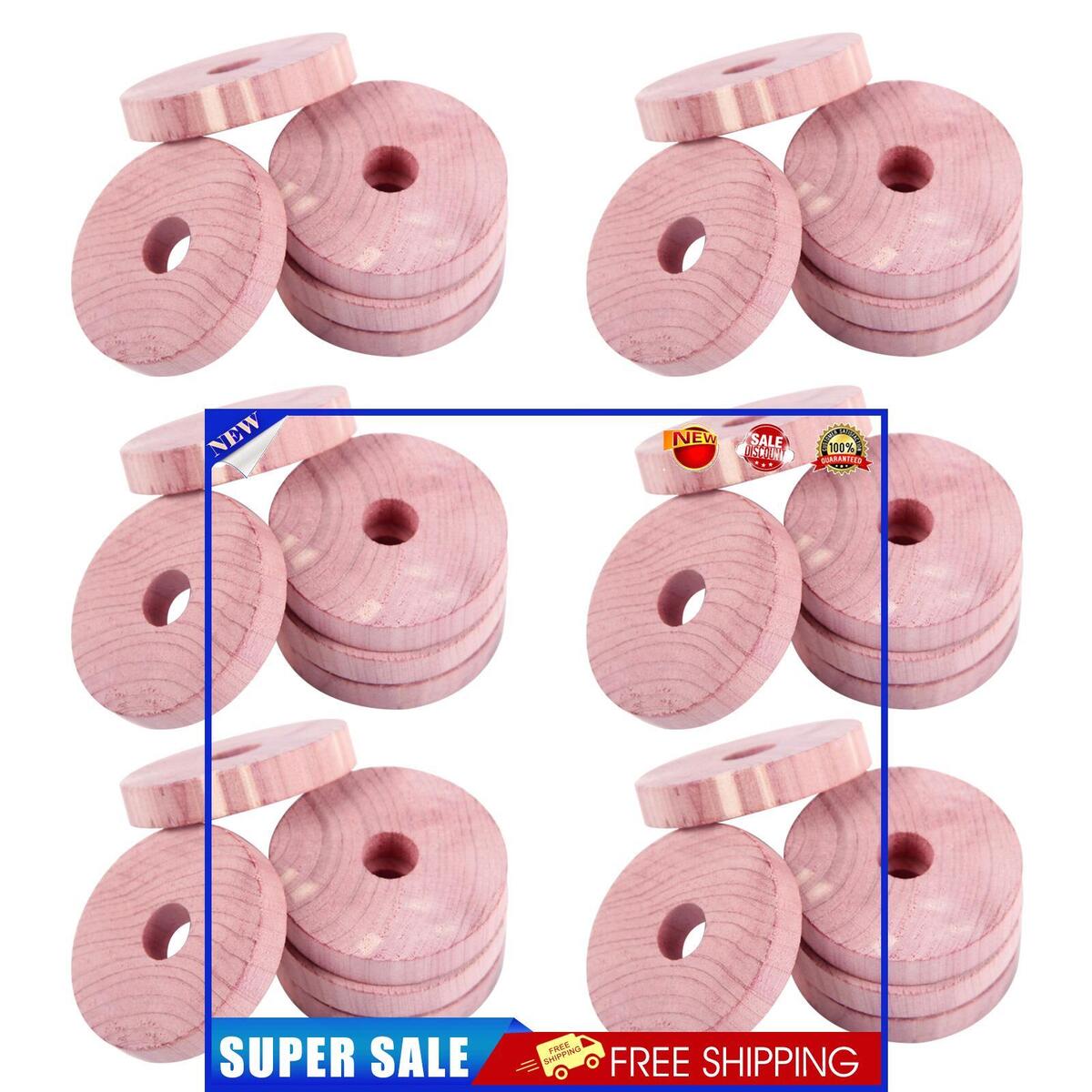 Cedar Blocks for Clothes Storage Cedar Rings Hangers for Closets & Drawers